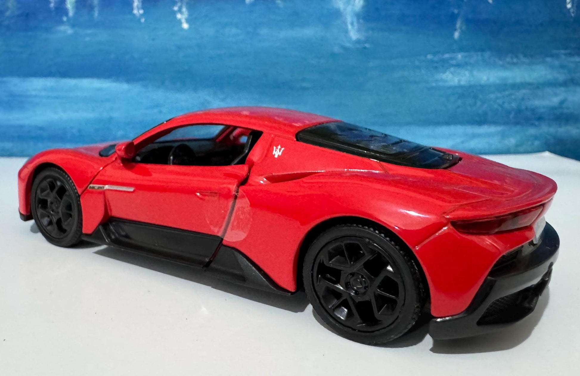 Personalise Maserati MC20 Red Licensed Scale Diecast Model Car – Metal Collectible – Gift Boxed, Supercar Replica for Adults & Collectors