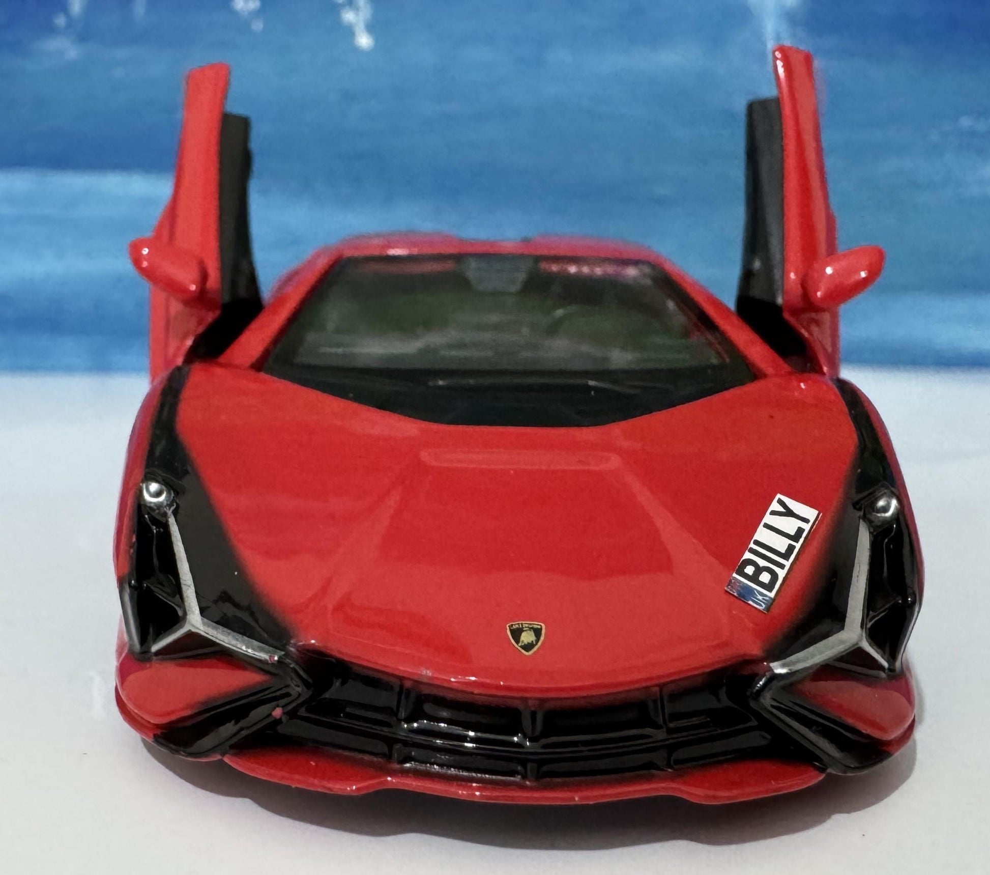 Official Licensed Lamborghini Sian FKP 37 Diecast Model Car – Personalized Plate – Gift for Men, Women, Kids – Birthday, Christmas, Easter.