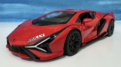 Official Licensed Lamborghini Sian FKP 37 Diecast Model Car – Personalized Plate – Gift for Men, Women, Kids – Birthday, Christmas, Easter.