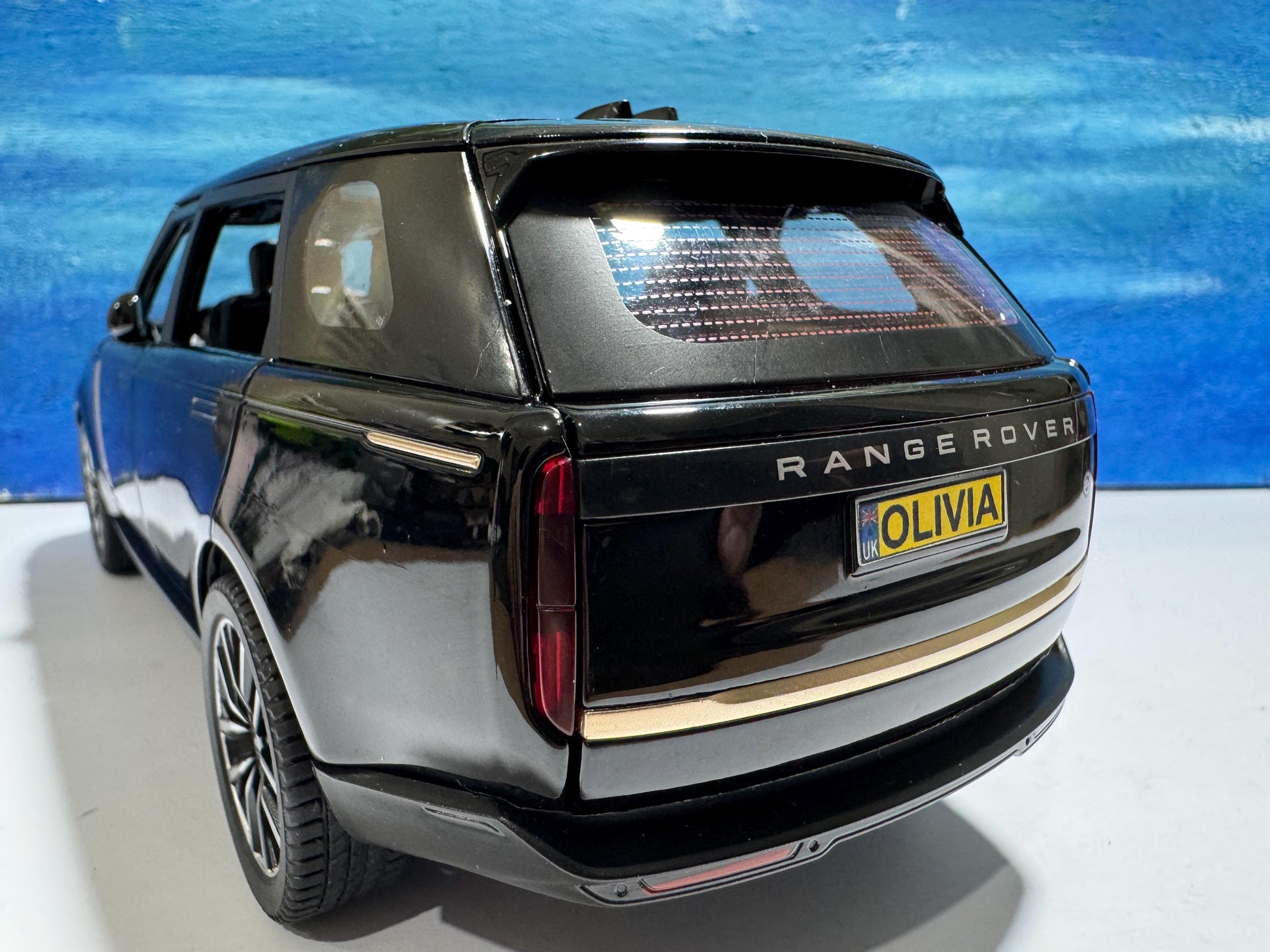 Personalized/custom name plate Range Rover SV 2022 1:24 Model - Light & Sound, Personalized Plate Gift for Dad, Boy, Car Lover - Gift Boxed
