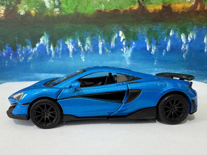 McLaren 600LT Model Car - Personalized Name Plate - Birthday Gift for Kids & Adults - Wedding, Anniversary Gift - Collectible Display -Box