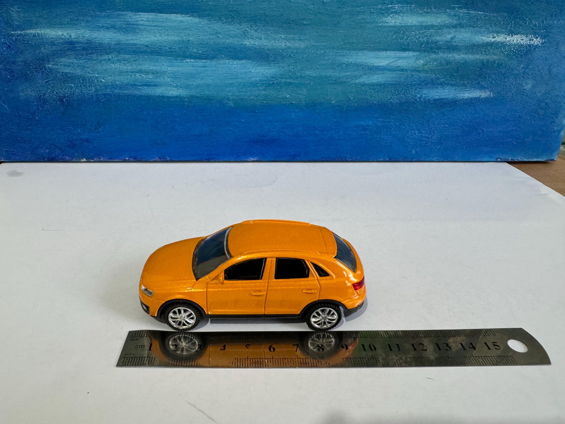 Audi Q3 2018 die-cast metal toy model car personal name mom day uncle aunty grandad brother sister mother day special day Gift Boxed