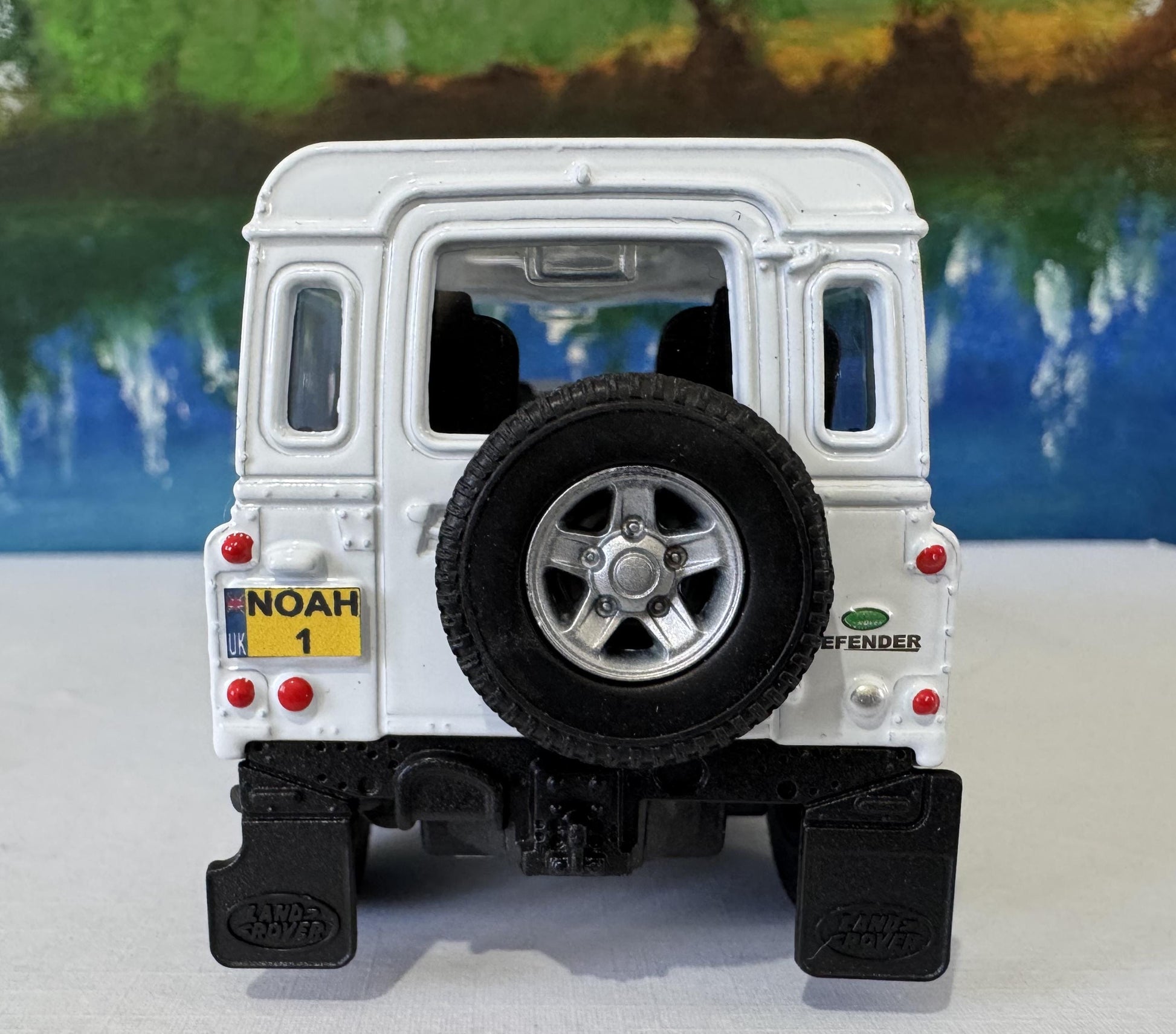 PERSONALISED PLATES Welly licensed Land rover Defender 90 Car Model boy girl dad mom uncle grandad brother birthday Easter gift Sleeves