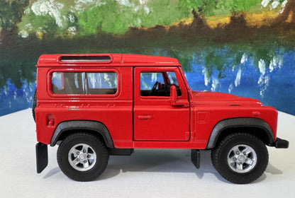PERSONALISED Land Rover Defender Model - Welly Licensed Car Gift for Dad, Boy, Uncle - Birthday Easter Present gift Sleeves