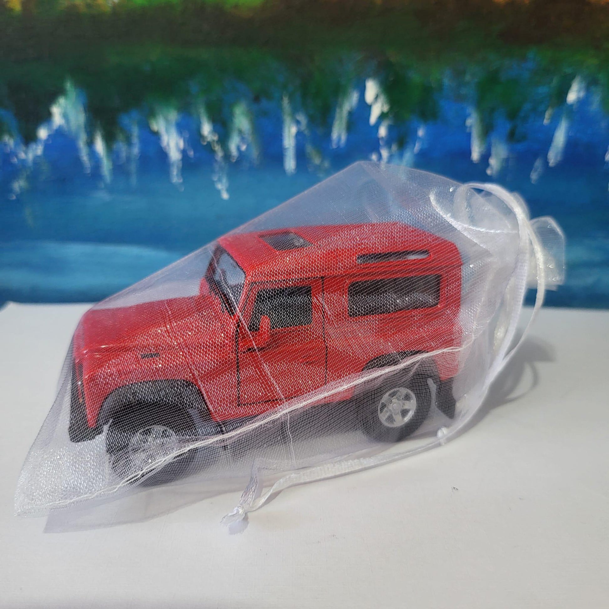 PERSONALISED Land Rover Defender Model - Welly Licensed Car Gift for Dad, Boy, Uncle - Birthday Easter Present gift Sleeves