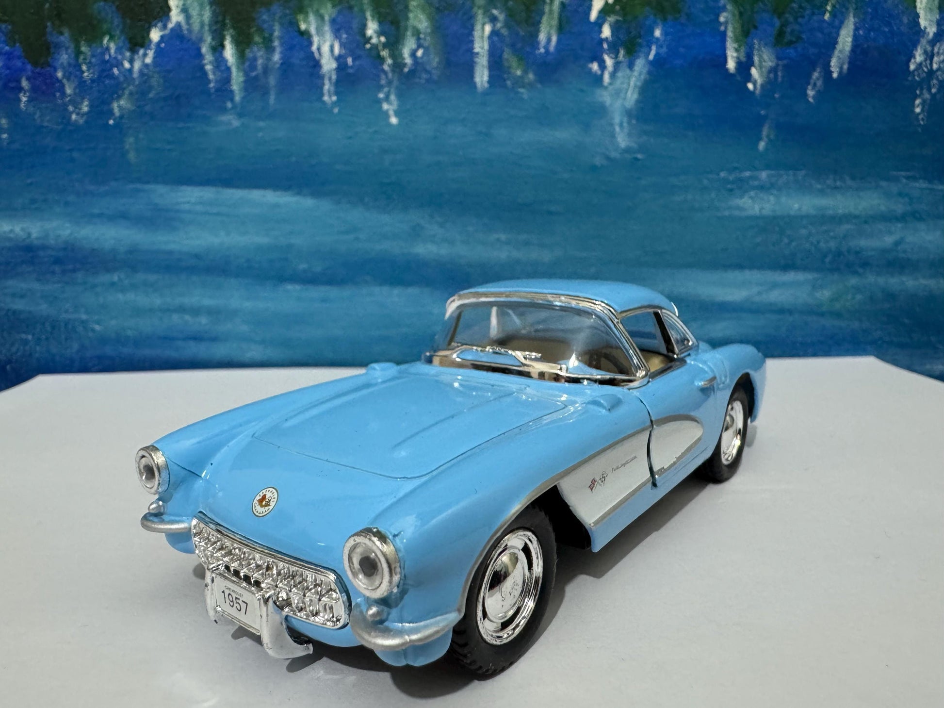 Chevrolet Corvette 1957, mom dad grandad granny uncle aunt cousin brother special day gift wedding gift , 1950's model car