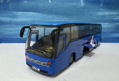 PERSONALIZED PLATES Bus Coach Express Diecast Model Toy Car boy girl present gift special day husband dad birthday New features Model Boxed