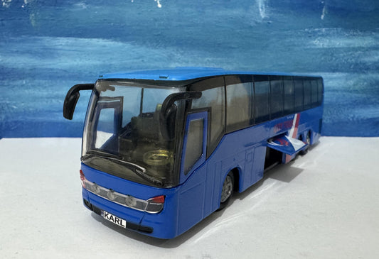 PERSONALIZED PLATES Bus Coach Express Diecast Model Toy Car boy girl present gift special day husband dad birthday New features Model Boxed