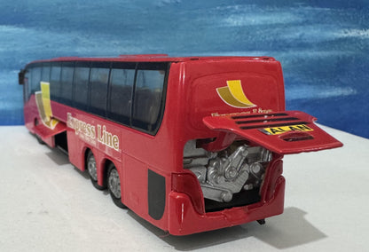 PERSONALIZED PLATES Bus Coach Express Diecast Model Toy Car boy girl present gift special day husband dad birthday New features Model Boxed