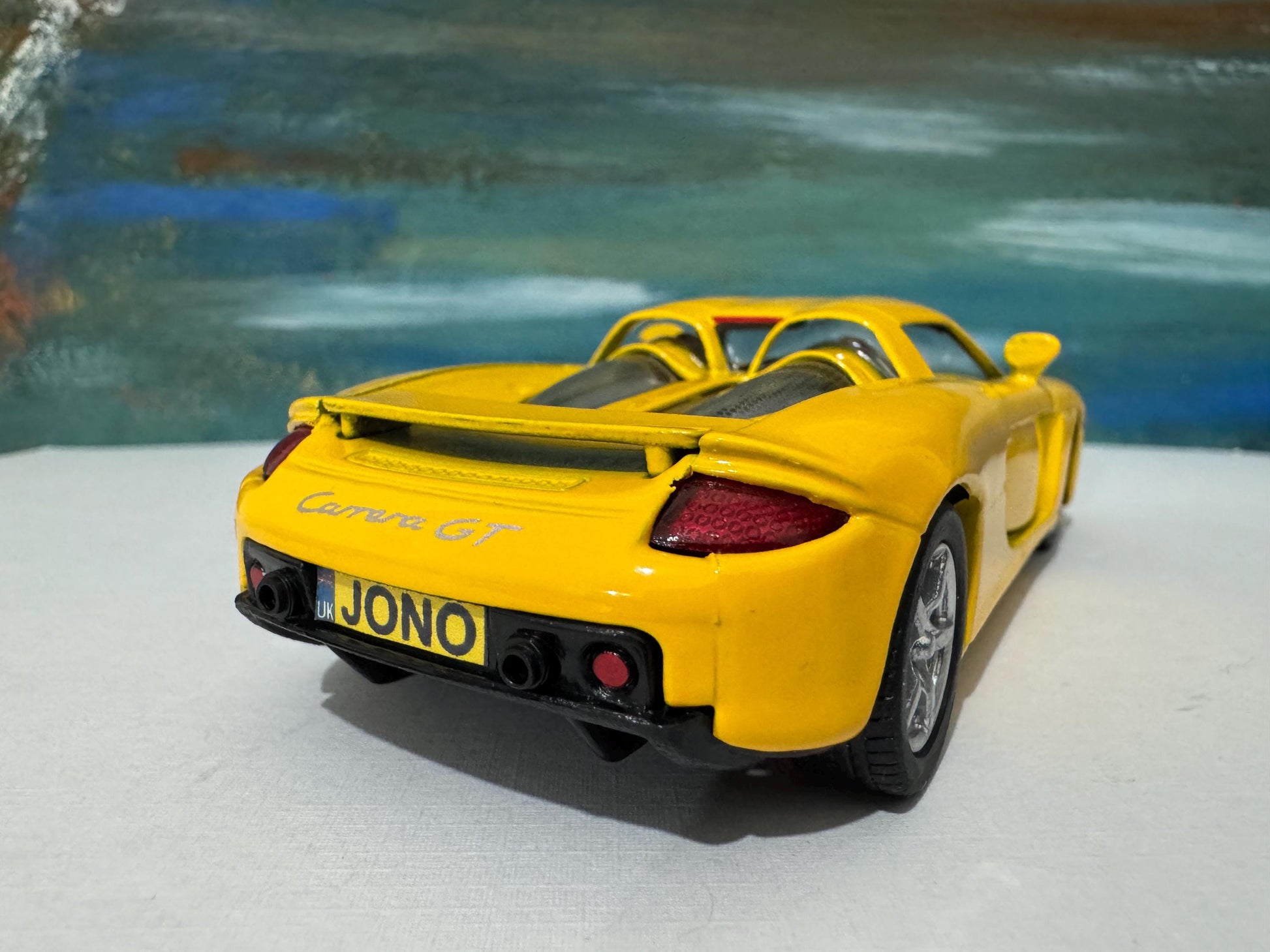 PERSONALISE NAME Porsche Carrera GT Model - Unique Gift for Women Men, grandad, uncle, wife, Boyfriend, Husband, boy, girl - Gift Sleeves