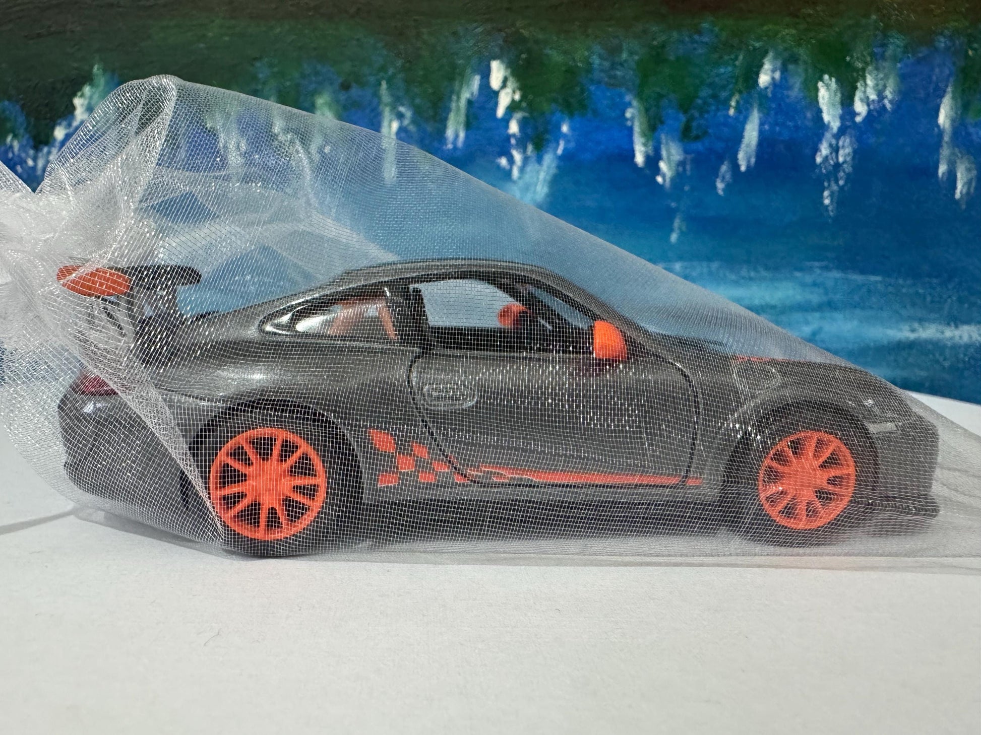 Porsche GT3 RS Model Car YOUR NAME Plate boy girl friend husband wife uncle cousin, nephew, niece brother special occasion gift-Grey Sleeves