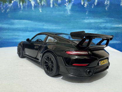 PERSONALISED PLATES Porsche GT - Carrera car Model uncle grandad boy girl dad mom brother birthday fathers day gift present Multiple Colours