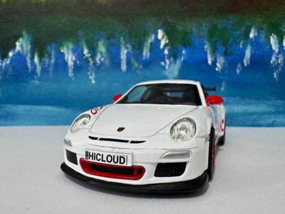 PERSONALISED PLATES Porsche GT - Carrera car Model uncle grandad boy girl dad mom brother birthday fathers day gift present Multiple Colours