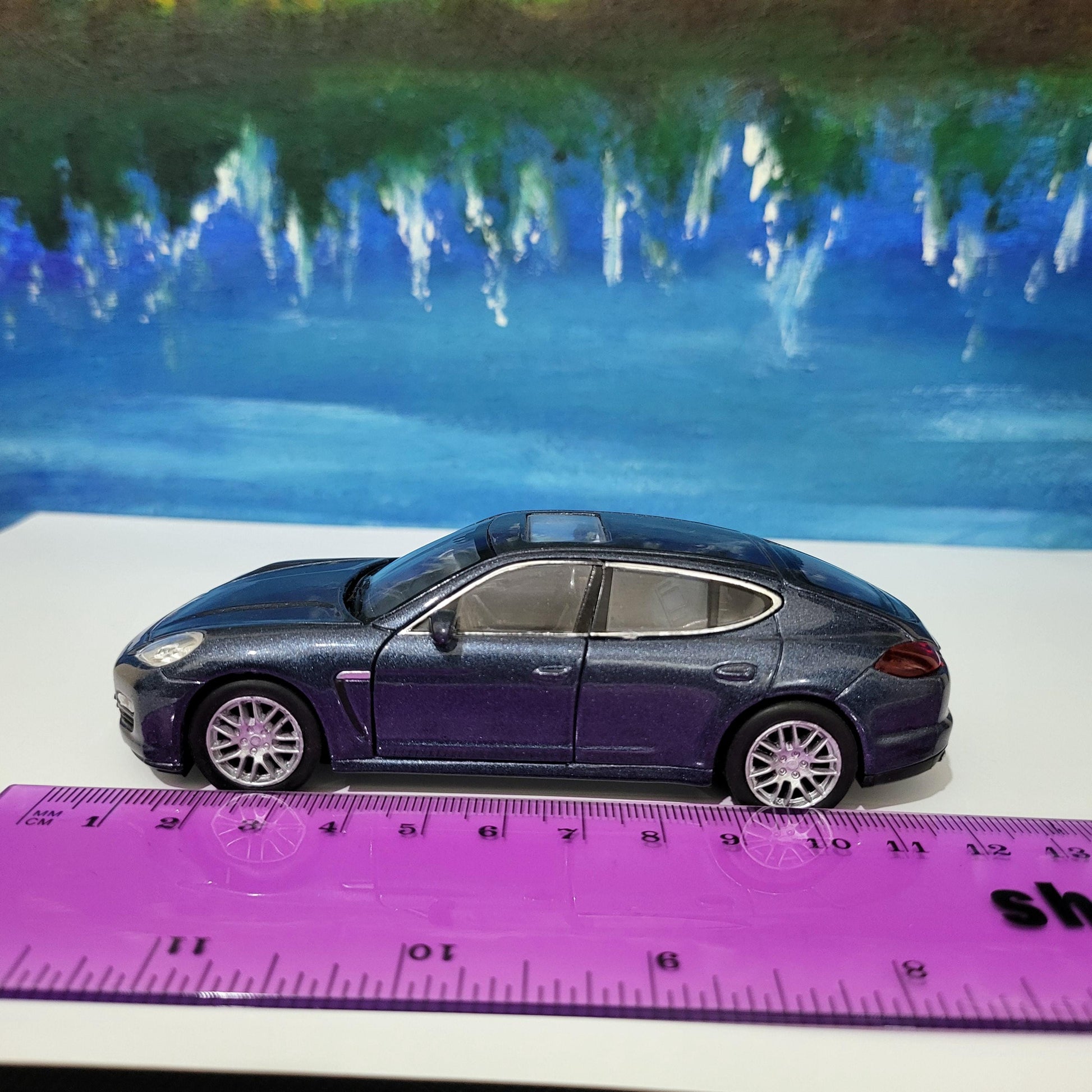 PERSONALISED Porsche Panamera S 1:34 Model - Custom Name Plates - New Boxed Gift for Dad, Boy, Uncle - Birthday Christmas Present die-cast
