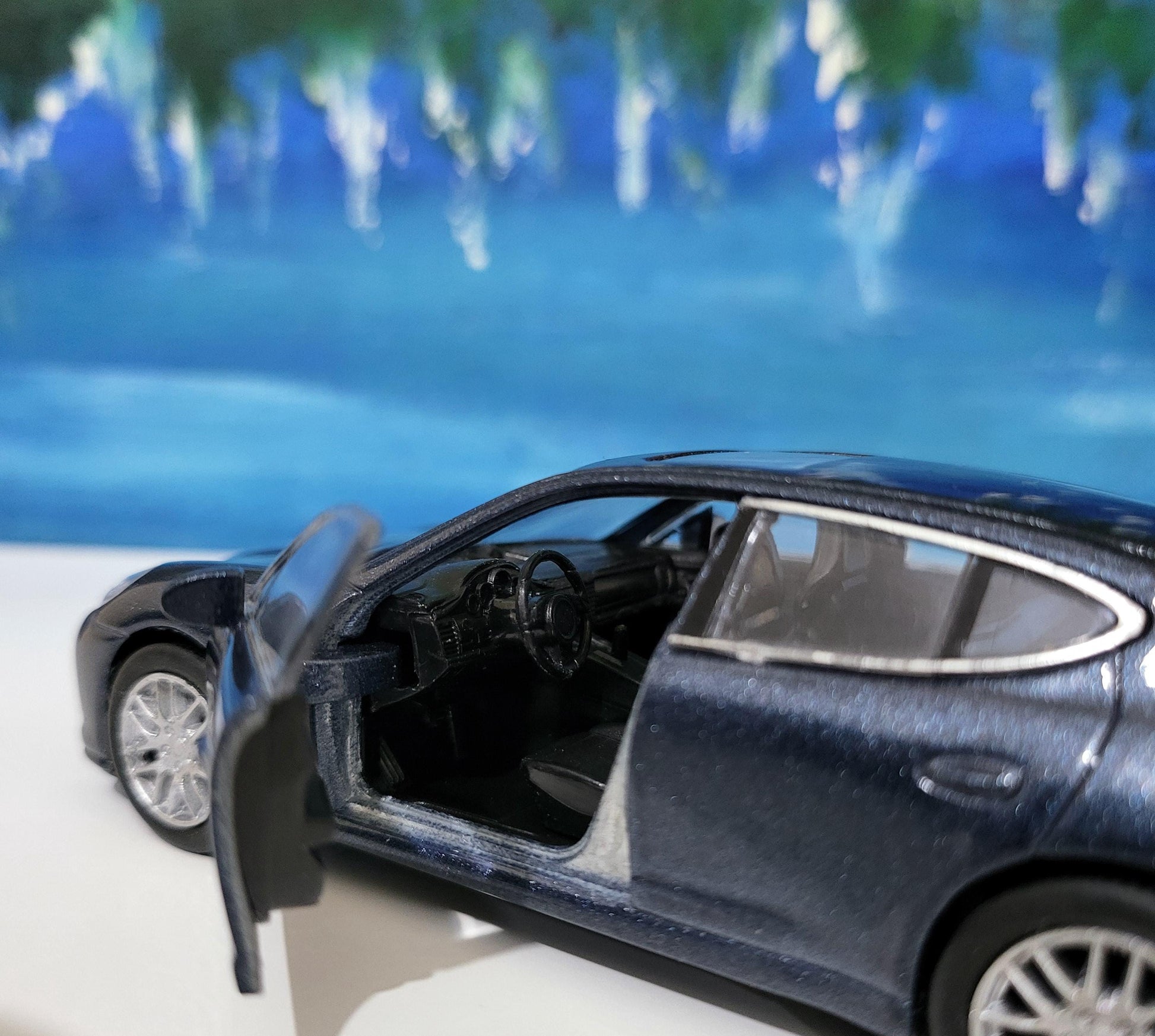 PERSONALISED Porsche Panamera S 1:34 Model - Custom Name Plates - New Boxed Gift for Dad, Boy, Uncle - Birthday Christmas Present die-cast