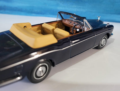 Rolls Royce Corniche Conv Open Indigo Blue Oxford YOUR NAME PLATE Dad Sister Mom husband wife uncle granddad granny aunty wedding Gift Box