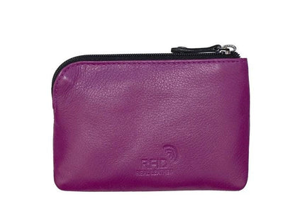 Soft Leather Coin Purse – Zip Closure Small Wallet for Women – Multicolour Gift Boxed – Mother’s Day Gift, Premium Real Leather Pouch Boxed