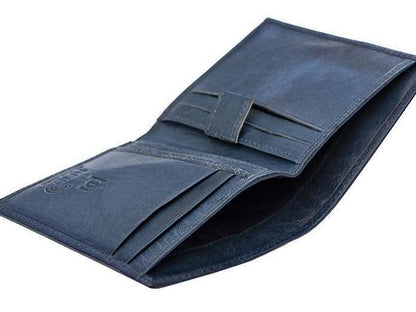 Men's Slim RFID Leather Wallet - Carlton Style 4180 | Premium Card Holder with Notes Compartment | Gift Boxed for Him