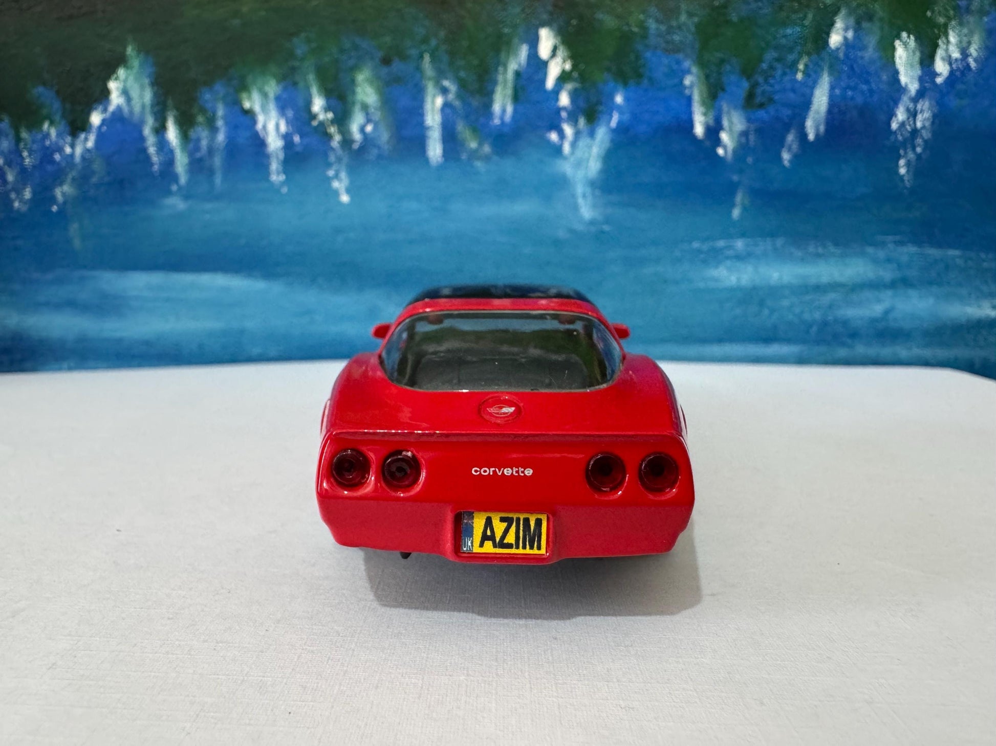 Personalized 1982 Chevy Corvette Coupe - Vintage Diecast Car Model 1:32 Scale - Retro Collector’s Gift for Men grandad, dad, husband Boxed