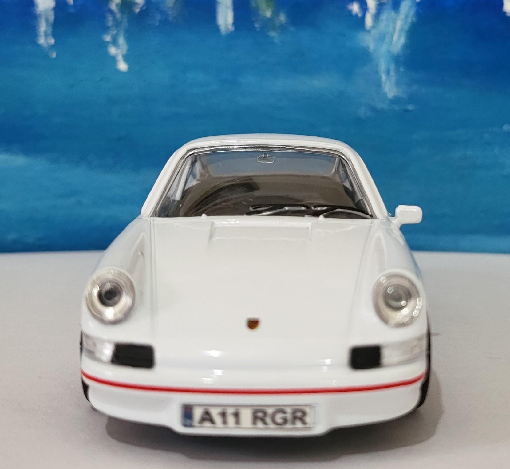 1973 Porsche Carrera RS 2.7 Diecast 1:32 Custom Name Plate Classic Sports Car - Vintage Porsche Model with Personalization Gift Option Boxed