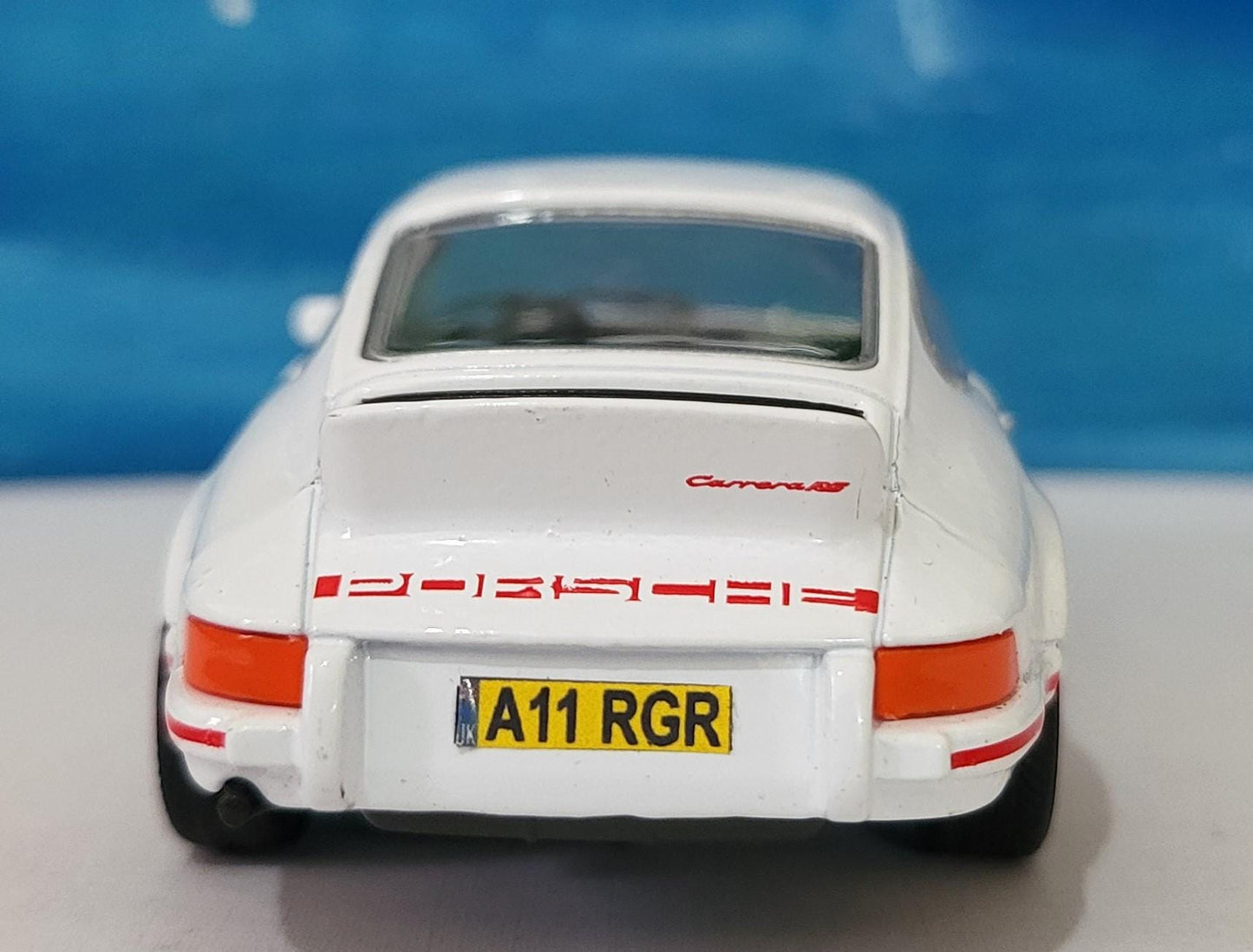 1973 Porsche Carrera RS 2.7 Diecast 1:32 Custom Name Plate Classic Sports Car - Vintage Porsche Model with Personalization Gift Option Boxed
