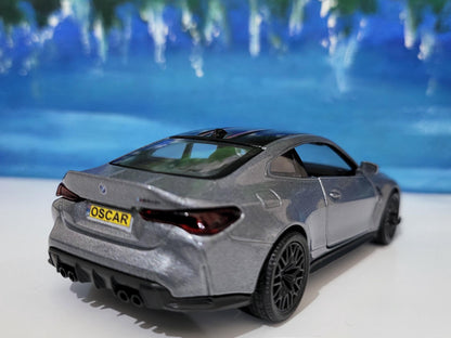 BMW M4 Sport CSL 1:36 Diecast Model - Personalized Name - Gift for Dad, Boy, girl, brother, sister, Car Lover - New Boxed Collectible