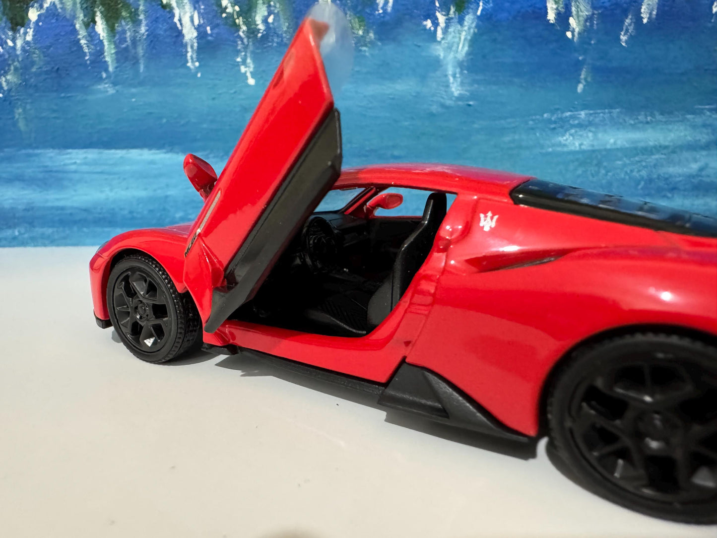 Personalise Maserati MC20 Red Licensed Scale Diecast Model Car – Metal Collectible – Gift Boxed, Supercar Replica for Adults & Collectors