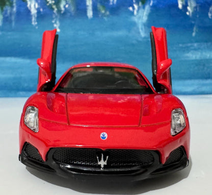 Personalise Maserati MC20 Red Licensed Scale Diecast Model Car – Metal Collectible – Gift Boxed, Supercar Replica for Adults & Collectors