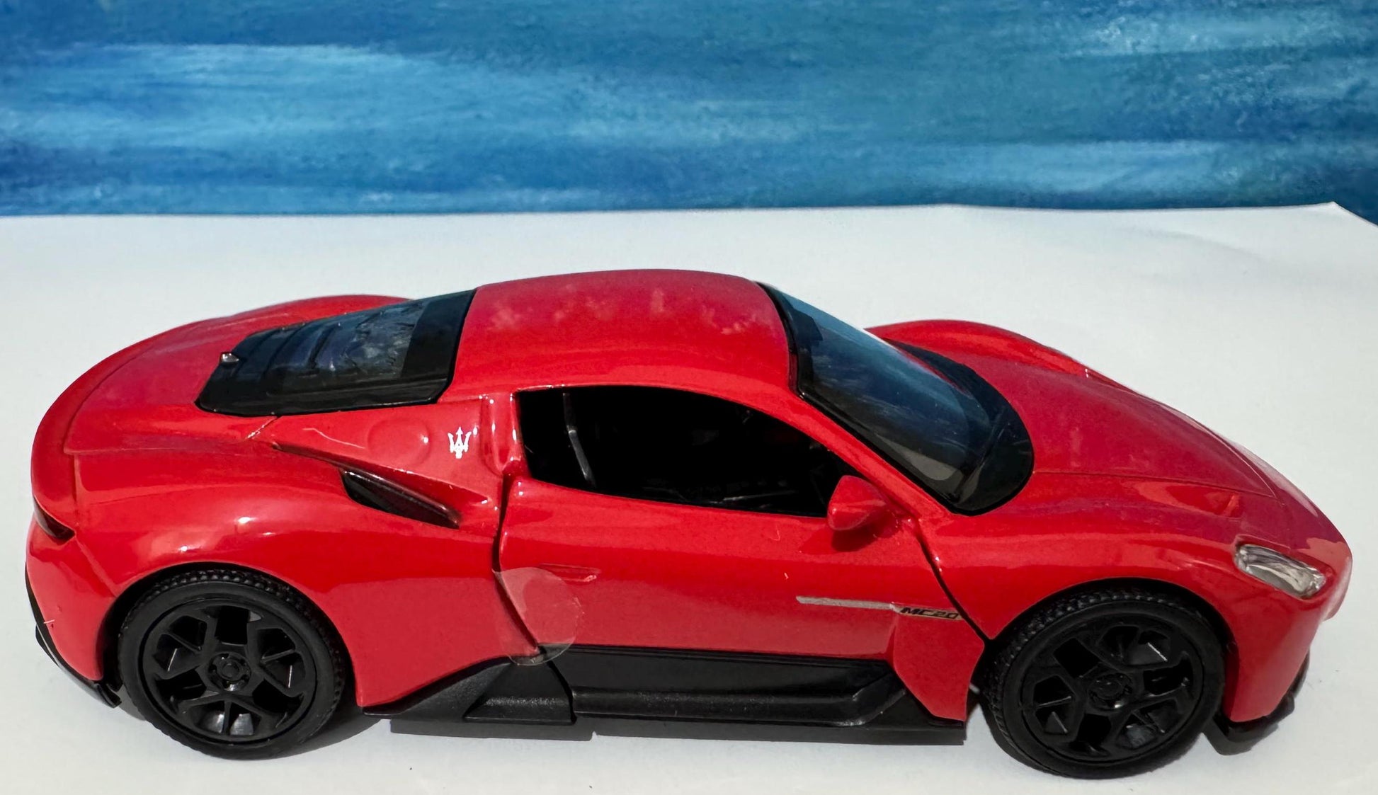 Personalise Maserati MC20 Red Licensed Scale Diecast Model Car – Metal Collectible – Gift Boxed, Supercar Replica for Adults & Collectors
