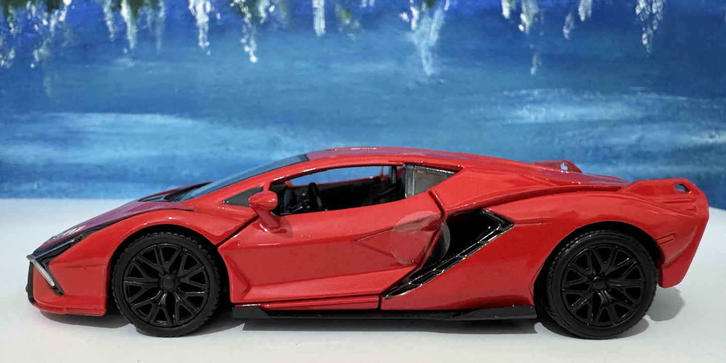 Official Licensed Lamborghini Sian FKP 37 Diecast Model Car – Personalized Plate – Gift for Men, Women, Kids – Birthday, Christmas, Easter.