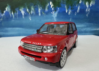Range Rover Sport 1:43 Scale - Personalized Name Plate - Custom Car Model Gift - Diecast Vehicle Display - Unique Birthday Present New Boxed