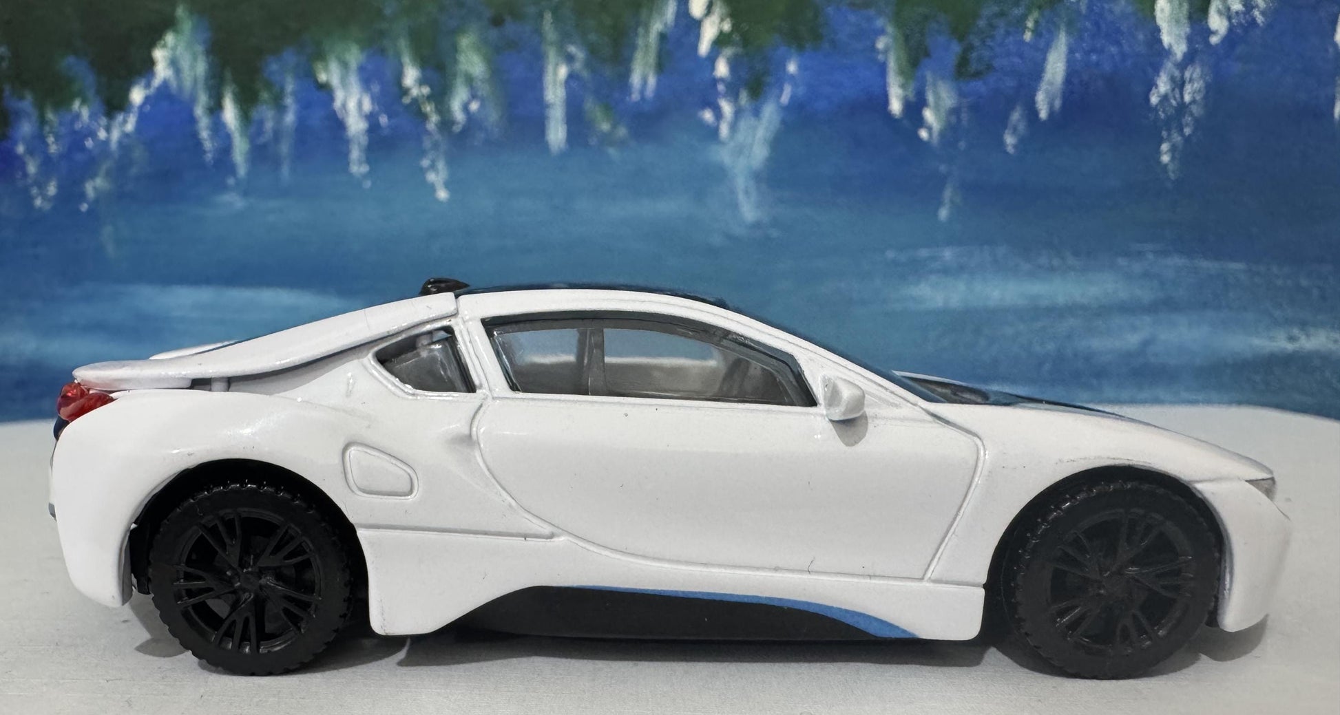 Custom Name BMW i8 Diecast Car Model - 1:43 Scale Blac Germany Sports Toy - Rastar Collectible - Unique Gift for Car Enthusiasts Boxed