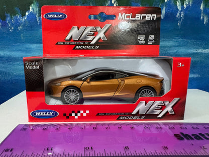 PERSONALISED PLATES McLaren GT toy Car Model boy girl dad mom uncle grandad husband wife brother birthday Easter gift present Boxed Bronze