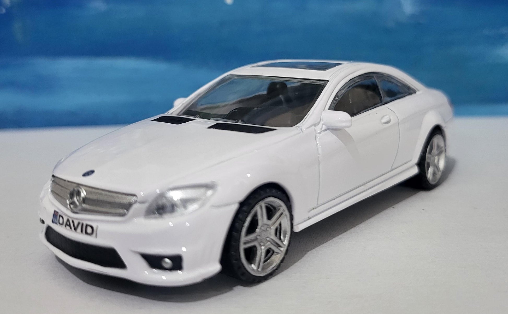 Mercedes CL 63 AMG White 1:43 Diecast Car – Rastar Model – Official Gift for Men,Women, uncle, sister, Dad, Kids – Collectible Gift Boxed