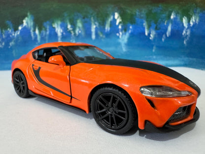 Toyota GR Supra 2020 Diecast Model Car - 1:43 Scale, Custom Name Plate, Gift for Car Enthusiasts, Adults & Kids - Birthday, Anniversary Gift