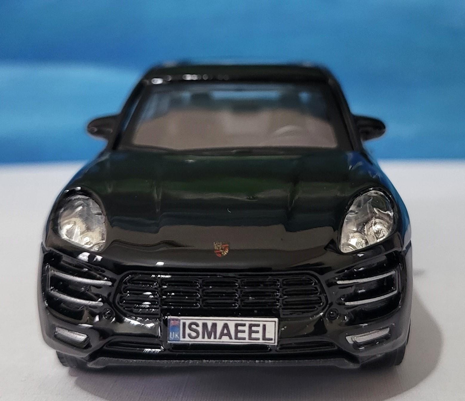 Porsche Macan Toy Car – Personalised Plates – 1:43 Scale Diecast Model – Gift for Kids or Adults – Birthday or Christmas – New & Boxed