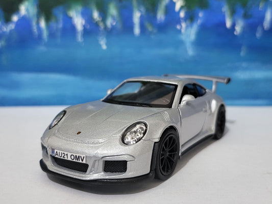 Personalized Name Plate Welly Porsche 911 GT3 RS Model Car – Gift for Him, Boyfriend, Husband, Kids – Unique Car Lover Collectible – Boxed