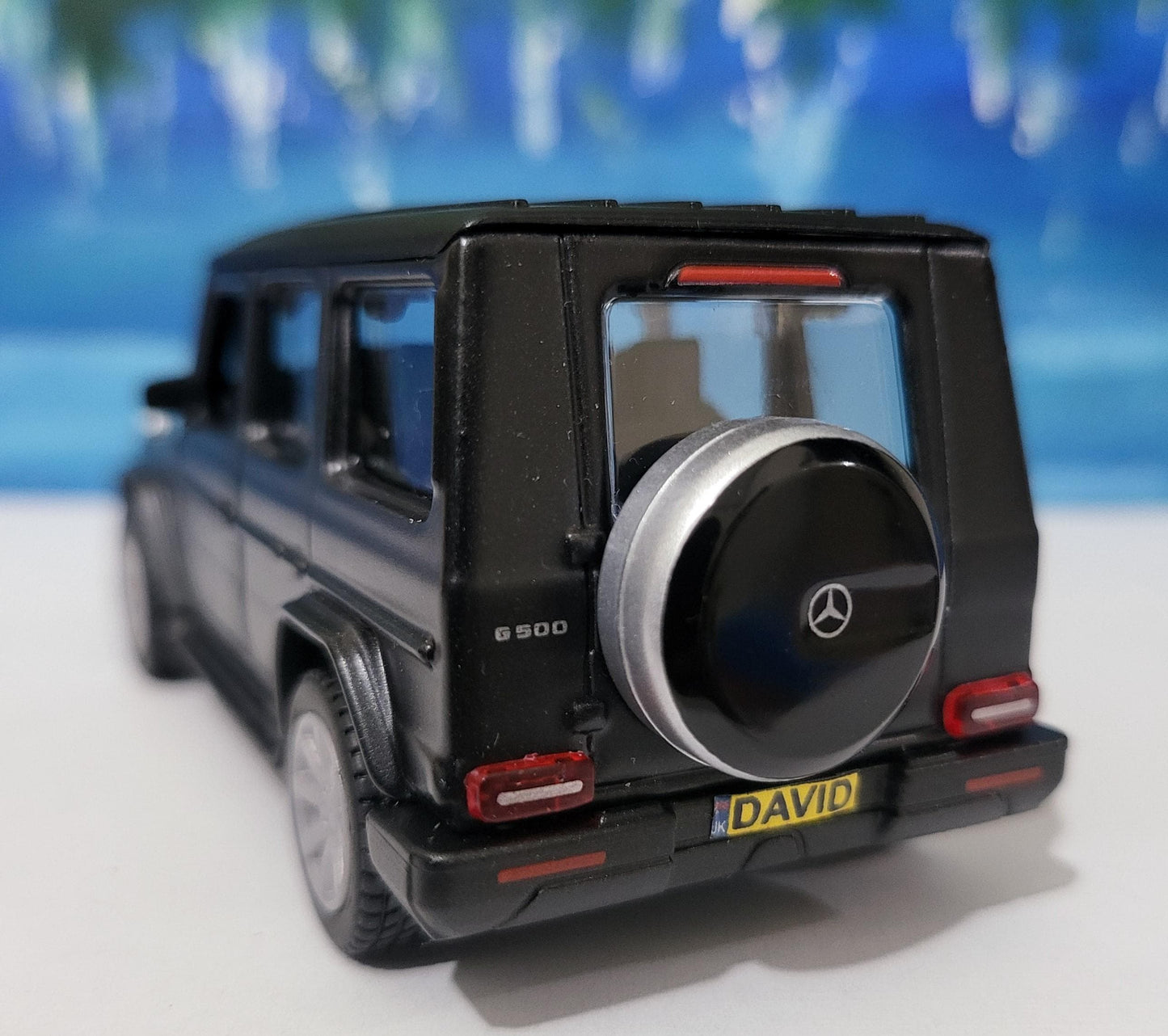 Personalized name plate Mercedes G-Class Diecast Model 11.5 cm | Officially Licensed SUV | Luxury Car Gift for Dad, Kids, Collectors | Boxed