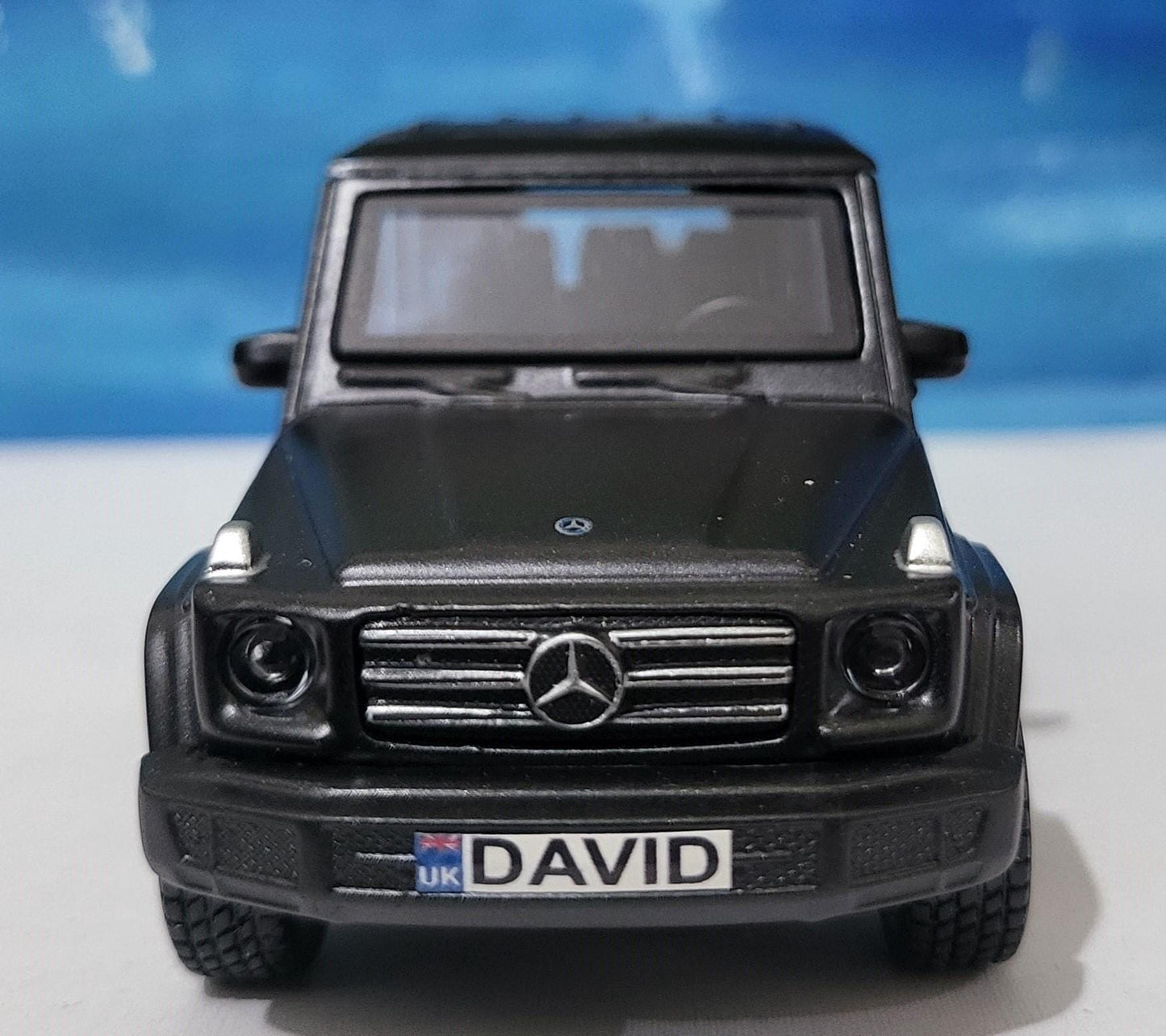 Personalized name plate Mercedes G-Class Diecast Model 11.5 cm | Officially Licensed SUV | Luxury Car Gift for Dad, Kids, Collectors | Boxed
