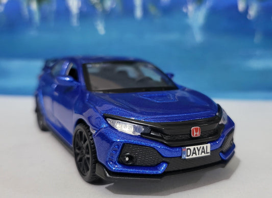 New Honda TYPE R Hatchback Model car| personalised name plate diecast car | scale model car | collectible | gifts for him | car enthusiasts