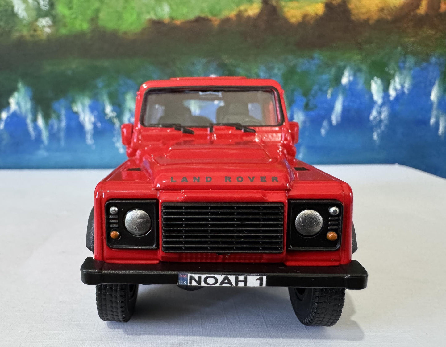 PERSONALISED Land Rover Defender Model - Welly Licensed Car Gift for Dad, Boy, Uncle - Birthday Easter Present gift Sleeves