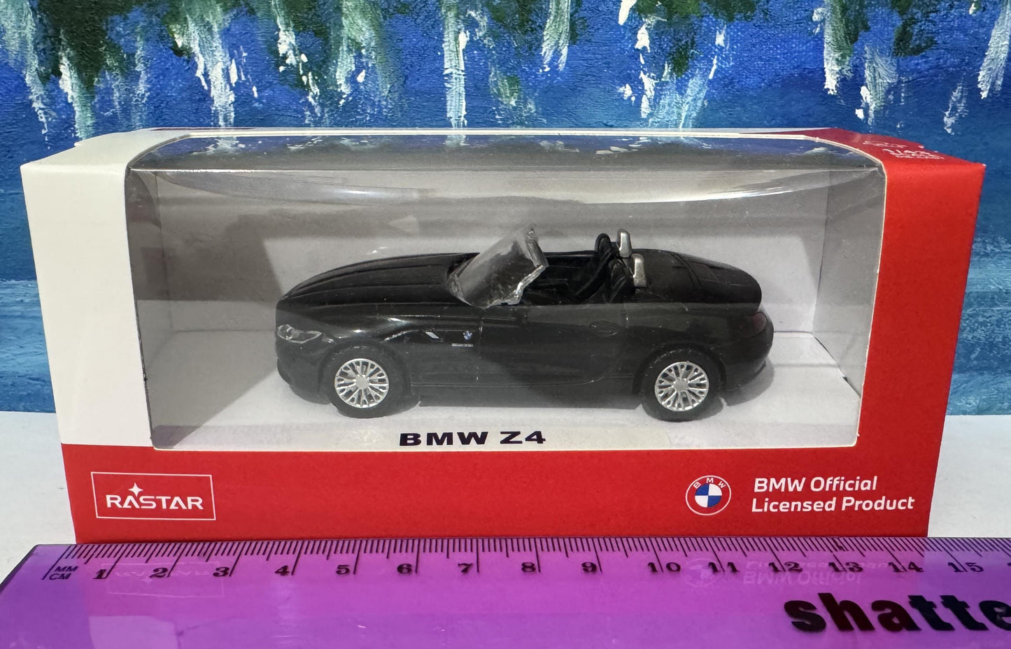 PERSONALISED PLATES Licensed Black BMW Z4 M40i Toy Car Model boy girl dad mom uncle grandad brother Easter birthday gift present New! 1:43