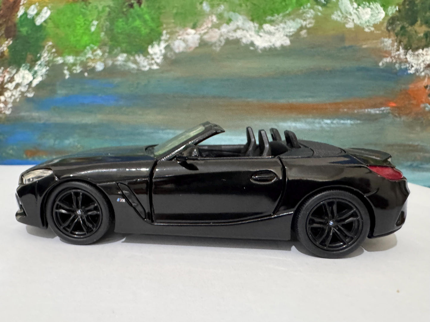 PERSONALISED PLATES Licensed Black BMW Z4 M40i Toy Car Model boy girl dad mom uncle grandad brother Easter birthday gift present New!