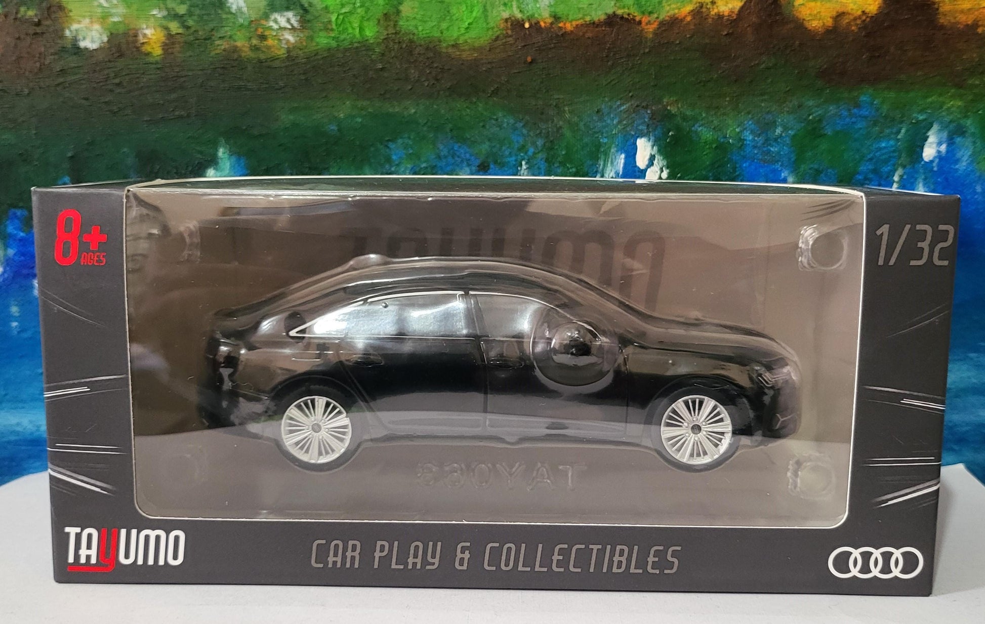 Personalized Audi A6 Toy Car 1:32 | Light and Sound | Opening Doors, Hood & Trunk | Gift for Dad, mom, girl or Boy | Boxed Collectible Model