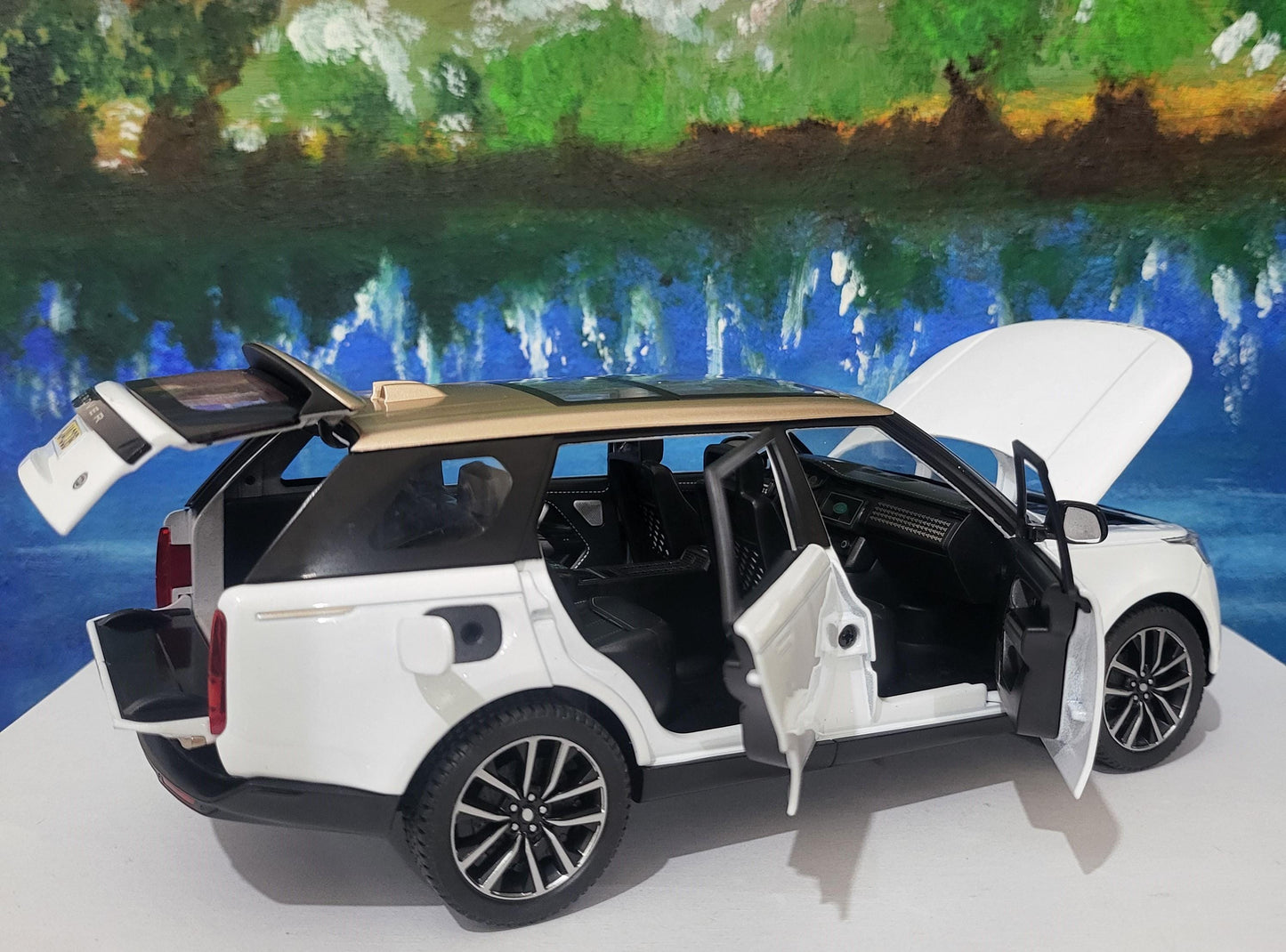 Personalized Name Plate for Range Rover SV 2022 1:24 Model - with Light & Sound - Unique Gift for Dad, Husband, Boy, Car Enthusiast Boxed
