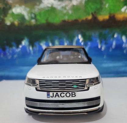 Personalized Name Plate for Range Rover SV 2022 1:24 Model - with Light & Sound - Unique Gift for Dad, Husband, Boy, Car Enthusiast Boxed