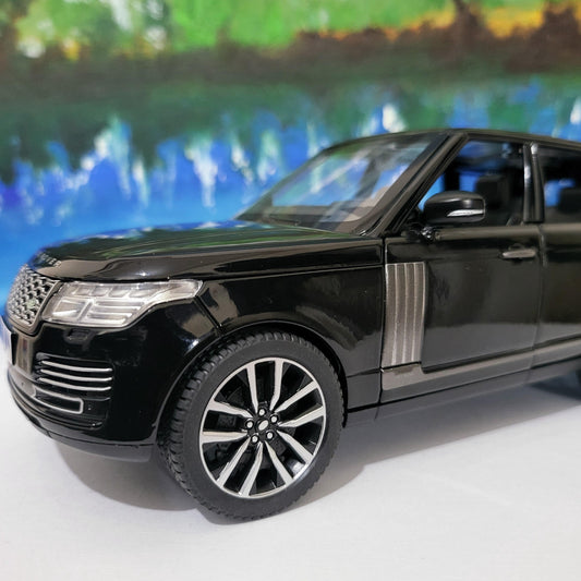 Range Rover 50th Anniversary 1:24 Black SUV Model Car – Personalized Name Plate | Luxury Gift for Men, Dad, Boyfriend, Car Enthusiast Boxed
