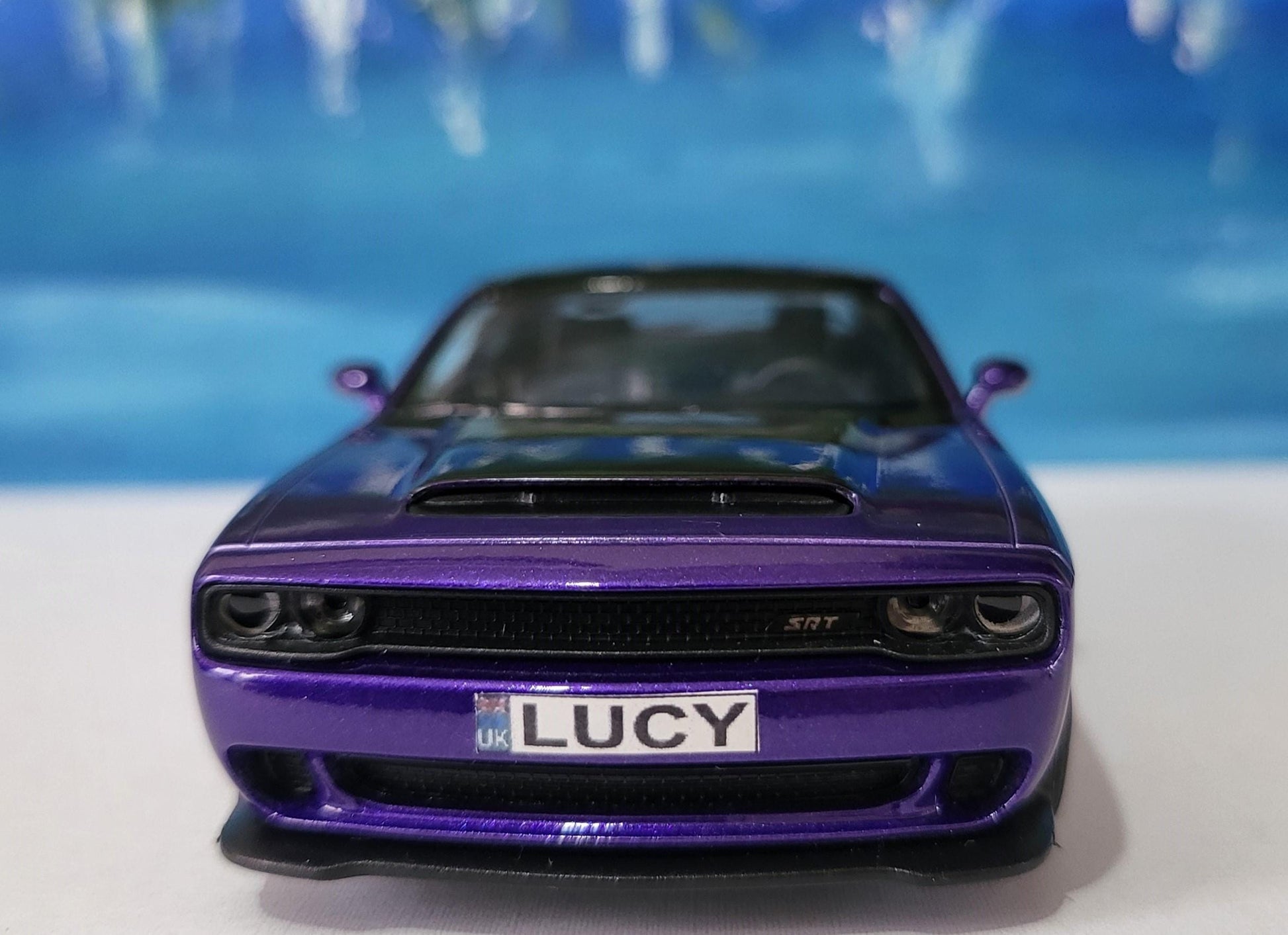 Custom Dodge Challenger SRT Demon 170 Name Plate - Personalised 1:40 Diecast Gift for Car Lovers - Lovely Present for Him with Gift Sleeve