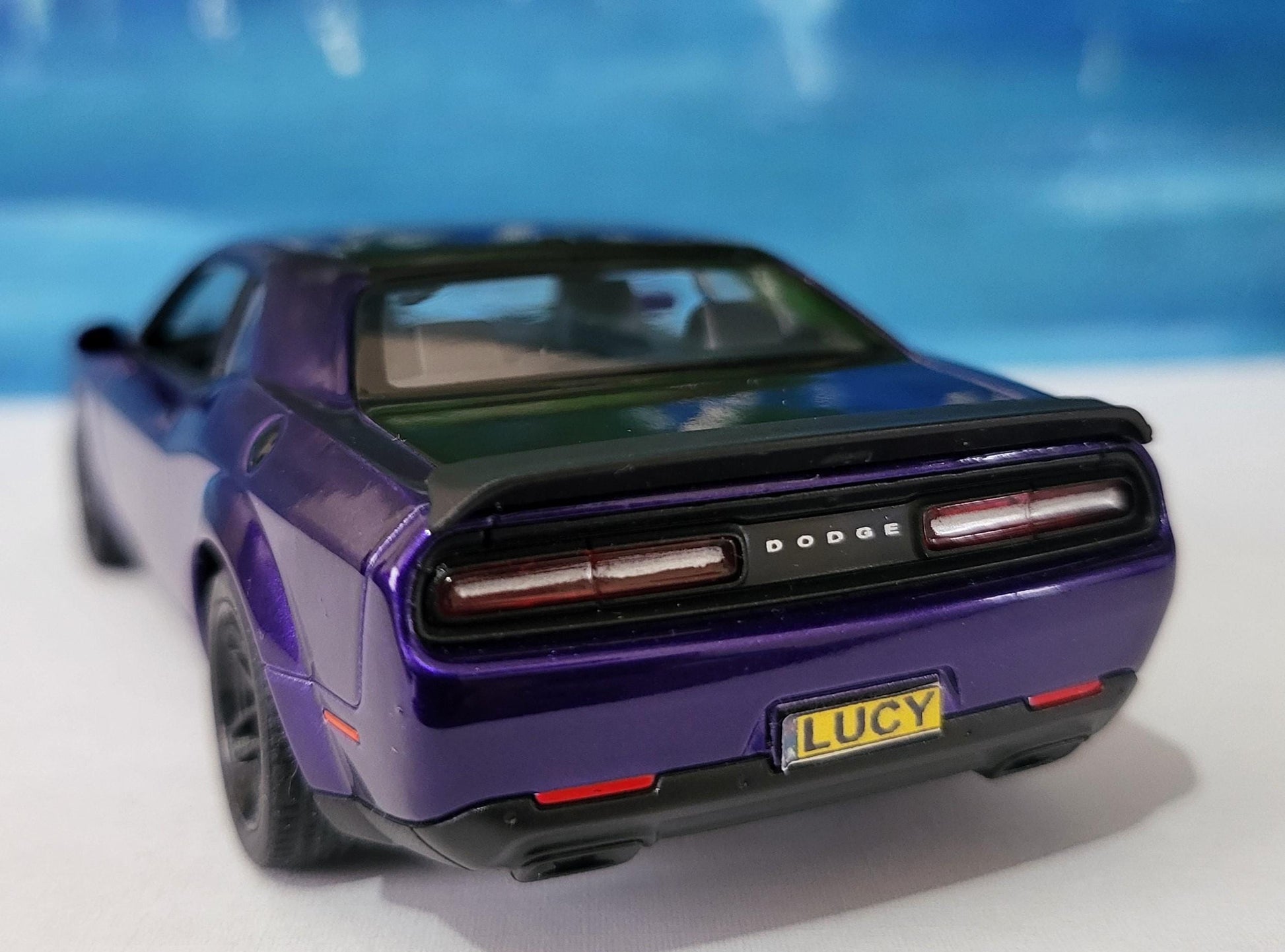 Custom Dodge Challenger SRT Demon 170 Name Plate - Personalised 1:40 Diecast Gift for Car Lovers - Lovely Present for Him with Gift Sleeve