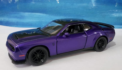Custom Dodge Challenger SRT Demon 170 Name Plate - Personalised 1:40 Diecast Gift for Car Lovers - Lovely Present for Him with Gift Sleeve